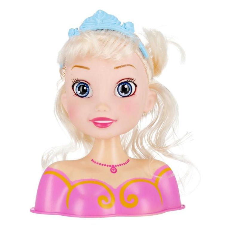 Mega Creative, głowa do stylizacji z akcesoriami