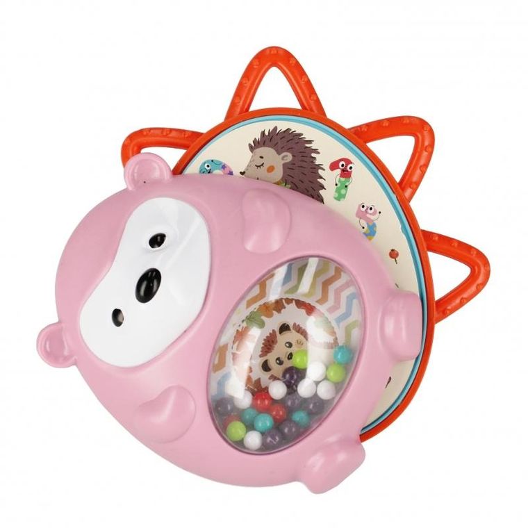 Mega Creative, jeżyk, grzechotka gryzak, 2w1, 1 szt.