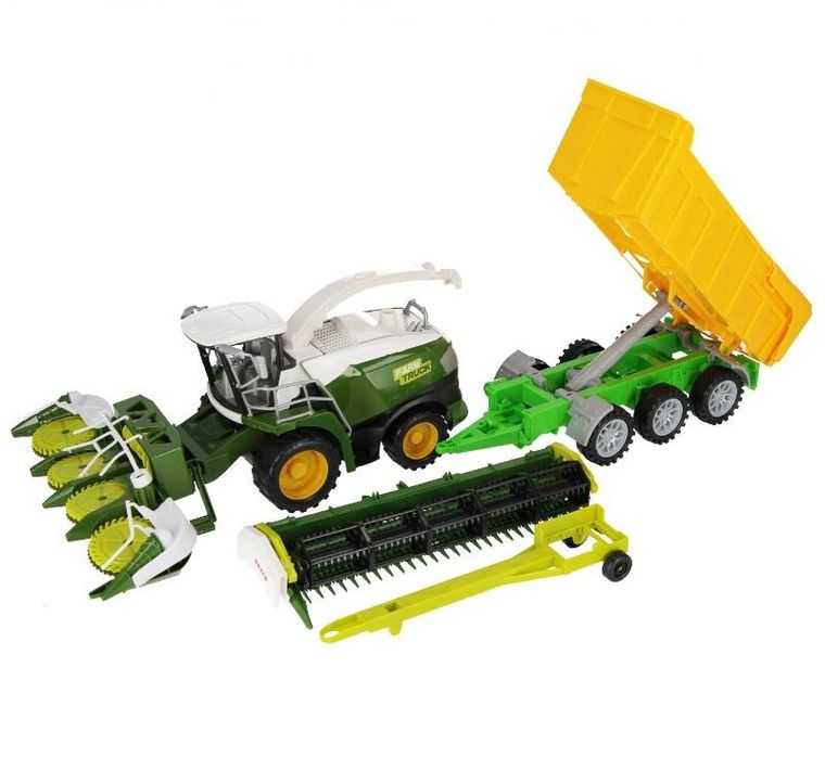 Mega Creative, kombajn, pojazd rolniczy z akcesoriami