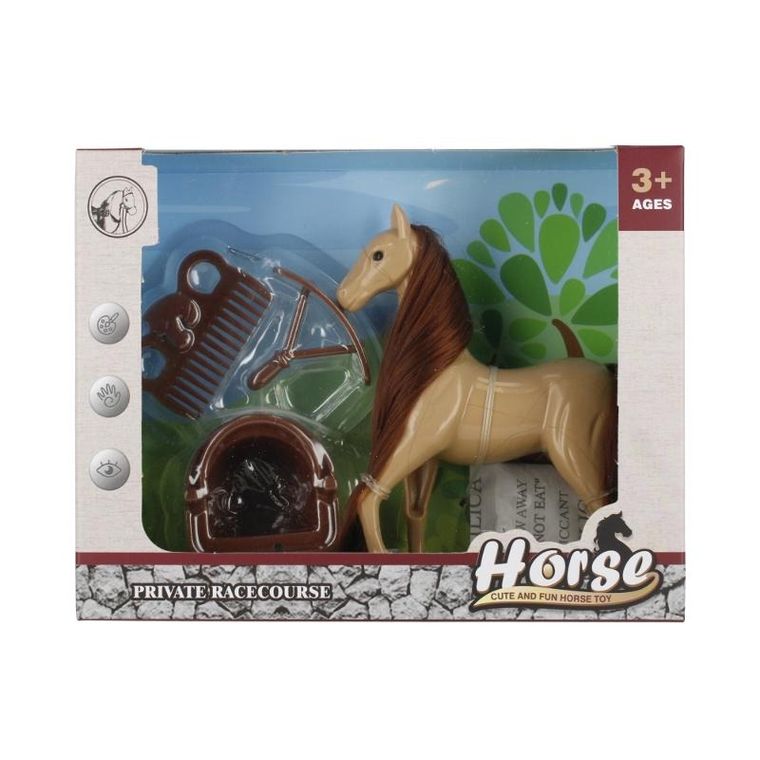 Mega Creative, koń, figurka z akcesoriami, 12 cm