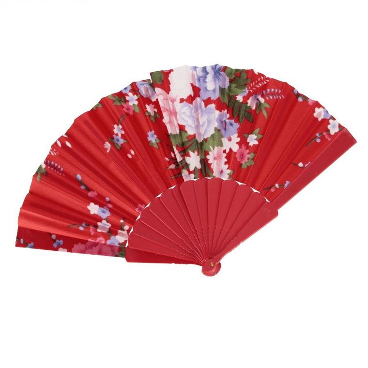 Mega Creative, Kwiaty, wachlarz, 23 cm, 1 szt.