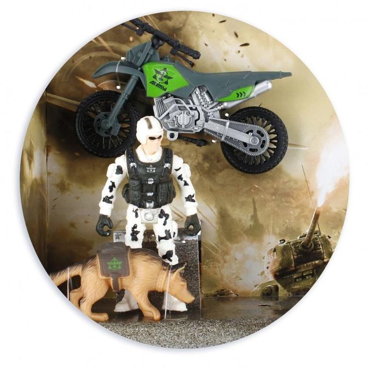 Mega Creative, łódka wojskowa z akcesoriami