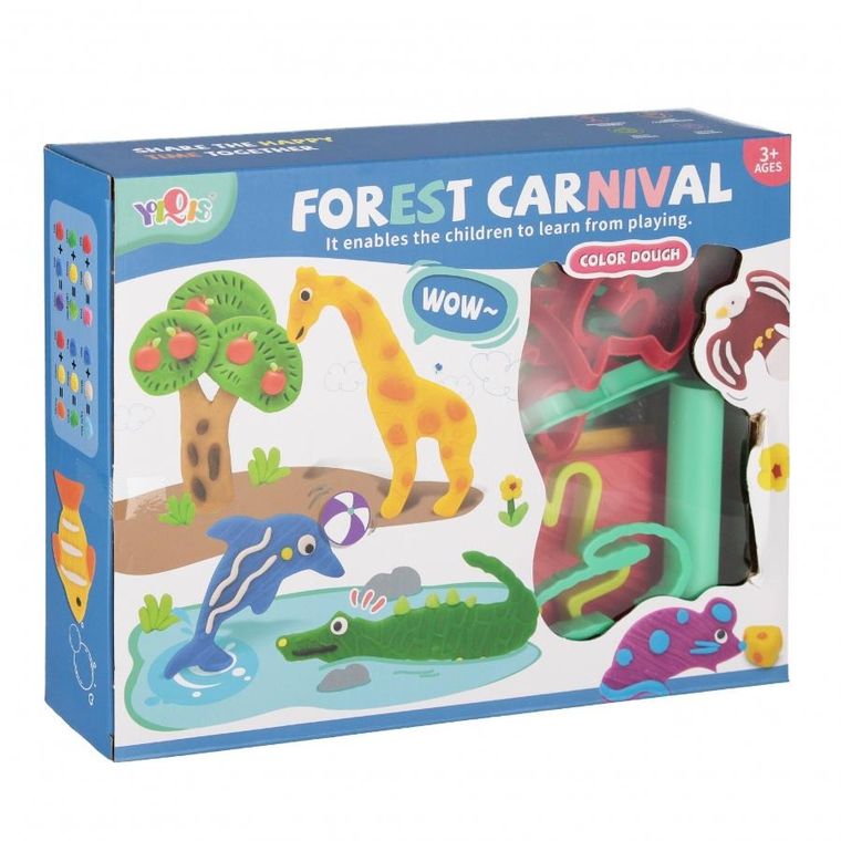 Mega Creative, masa plastyczna z akcesoriami, safari