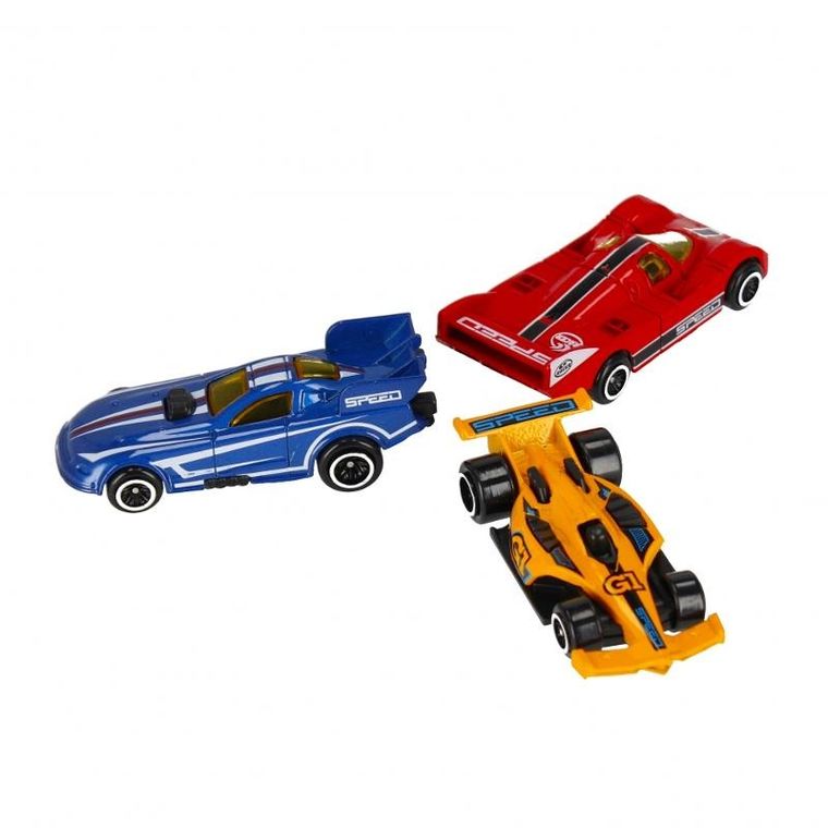 Mega Creative, metalowy pojazd wyścigowy, 1 szt.