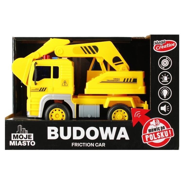 Mega Creative, Moje Miasto, auto ciężarowe budowlane