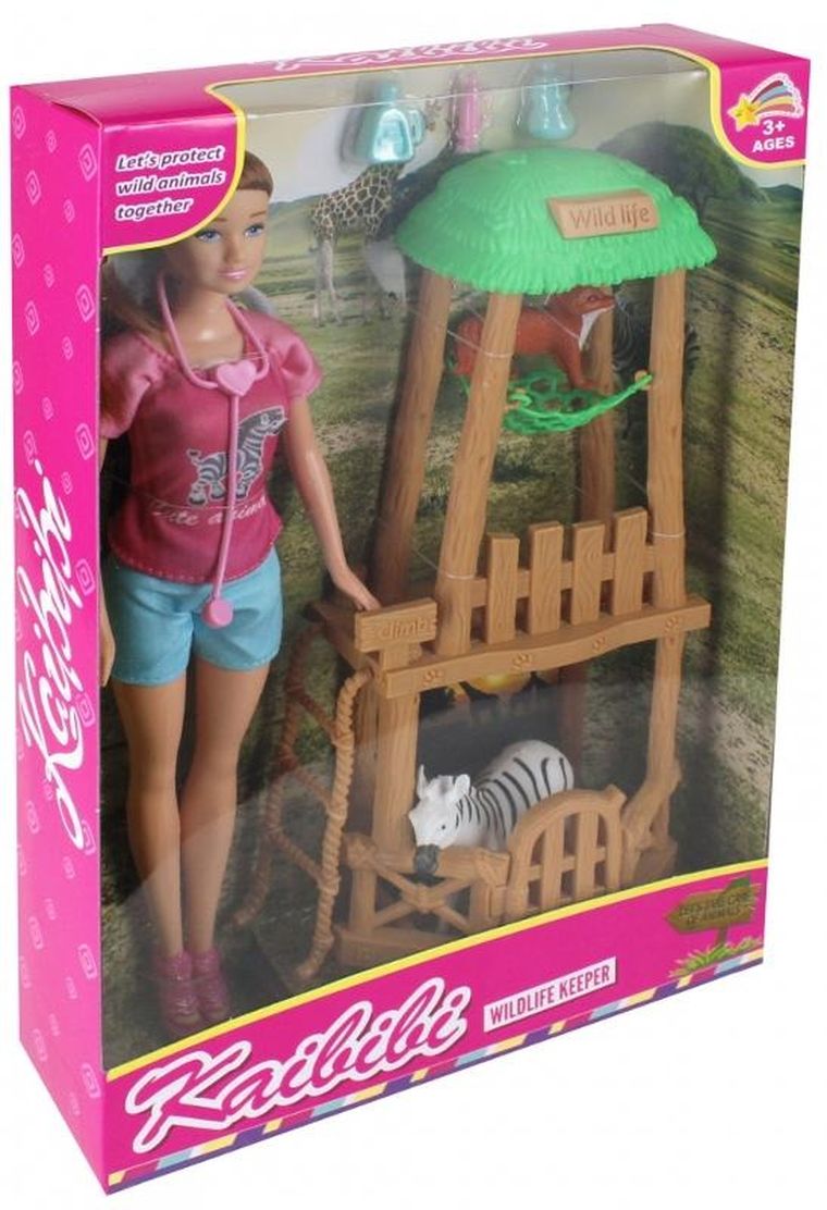 Mega Creative, Opiekun ZOO, lalka z akcesoriami, 29 cm