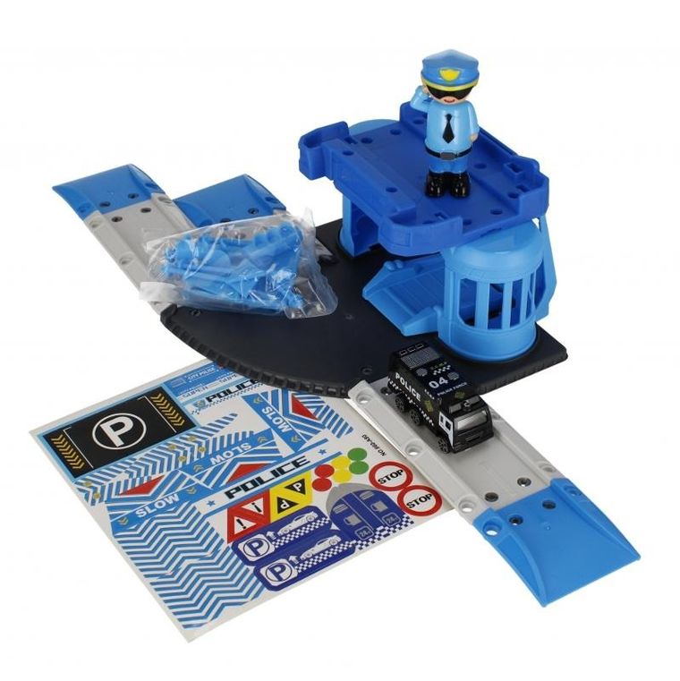 Mega Creative, parking policyjny z akcesoriami