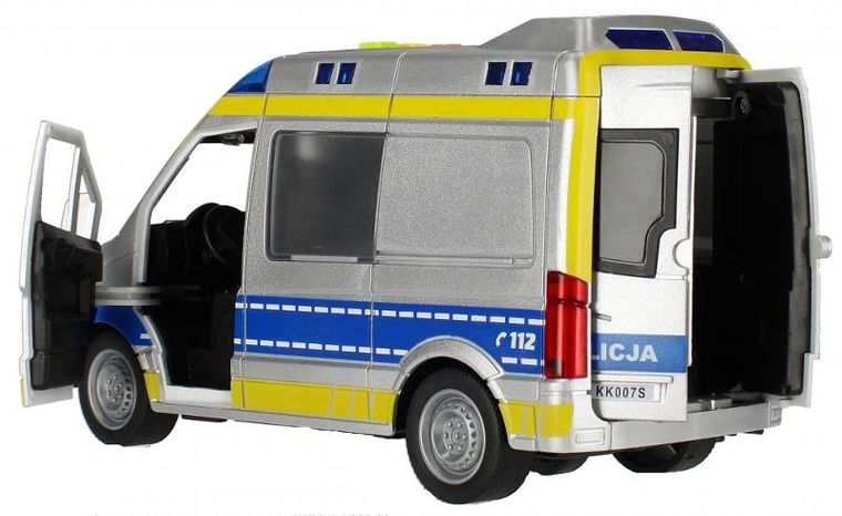 Mega Creative, policja, pojazd ze światłem i dźwiękiem