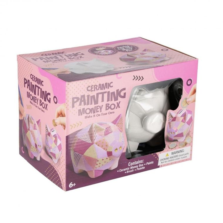 Mega Creative, skarbonka do malowania, świnka