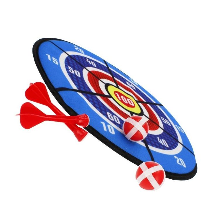 Mega Creative, tarcza z rzutkami i piłkami na rzep