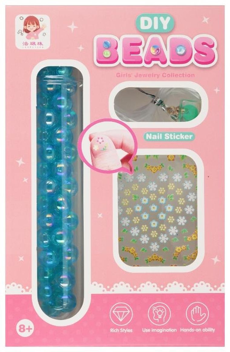 Mega Creative, zestaw koralików do nawlekania