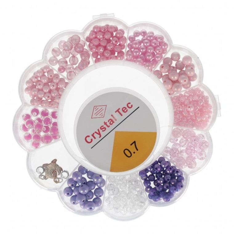 Mega Creative, zestaw koralików do towrzenia biżuterii