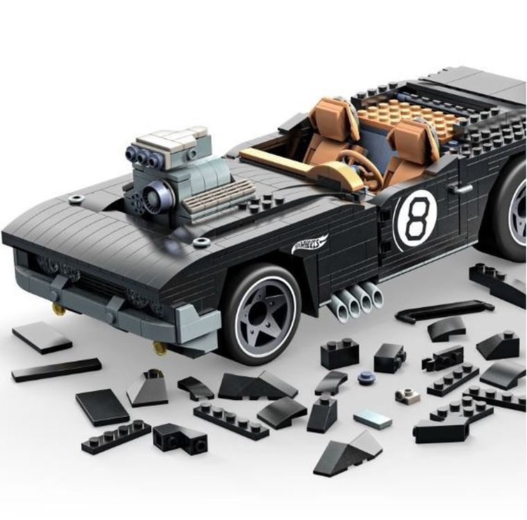 MEGA Hot Wheels, Rodger Dodger, klocki, 1011 elementów