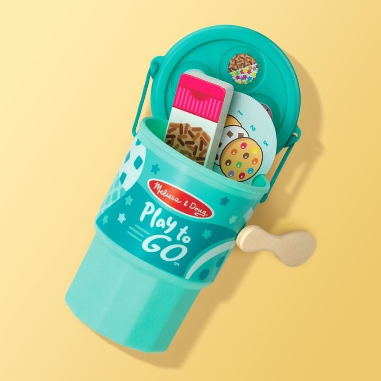 Melissa & Doug, Mini lodziarnia, zestaw podróżny