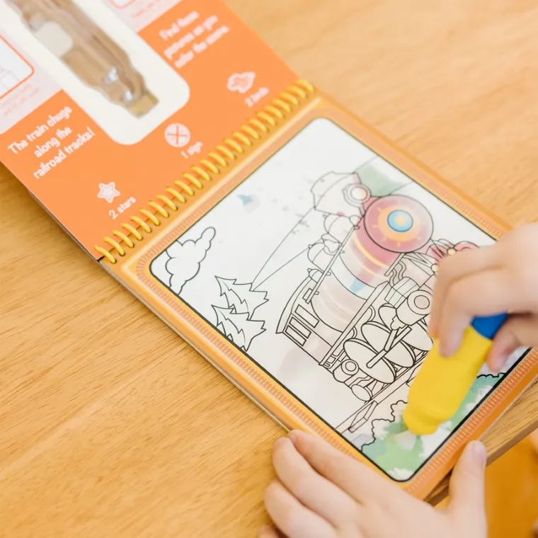 Melissa & Doug, Water Wow! kolorowanka wodna, Pojazdy