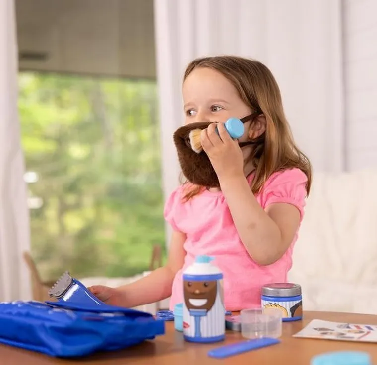 Melissa & Doug, zestaw barberski, 16 elementów