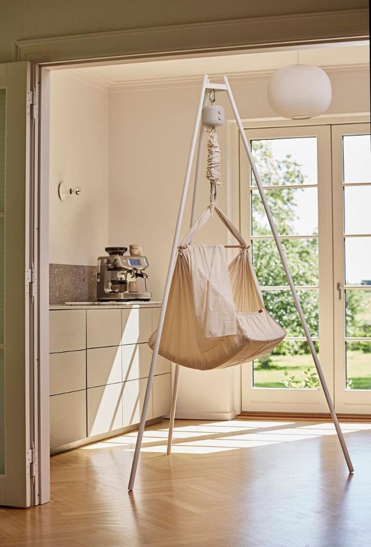 Membantu, Premium, hamak-huśtawka dla bliźniąt, podwójna, szara