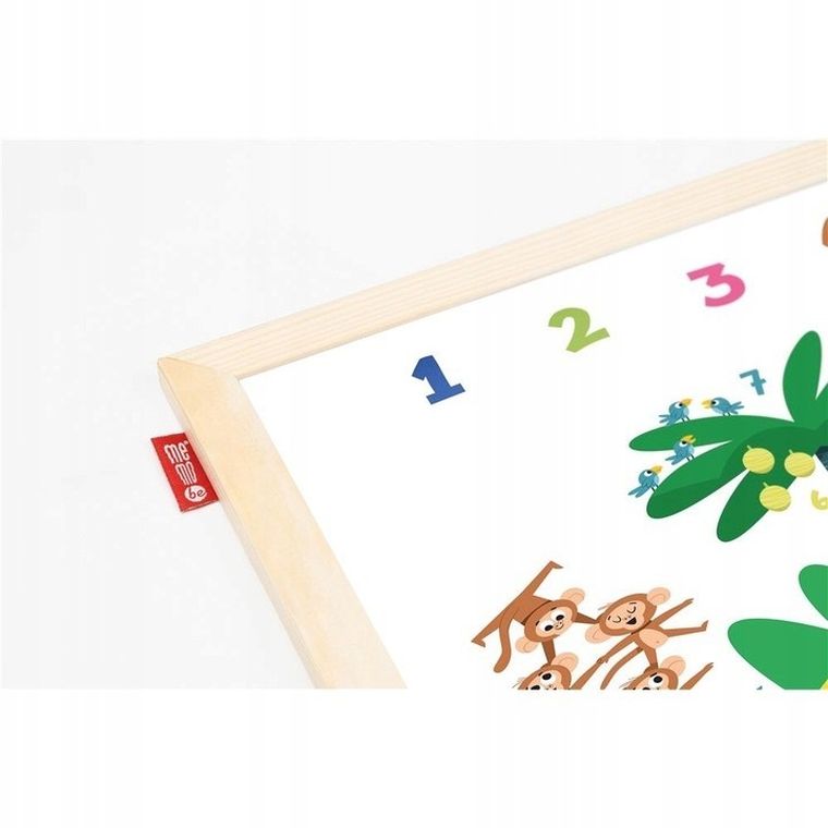 Memobe, Numbers adventure! tablica edukacyjna, 60-40 cm
