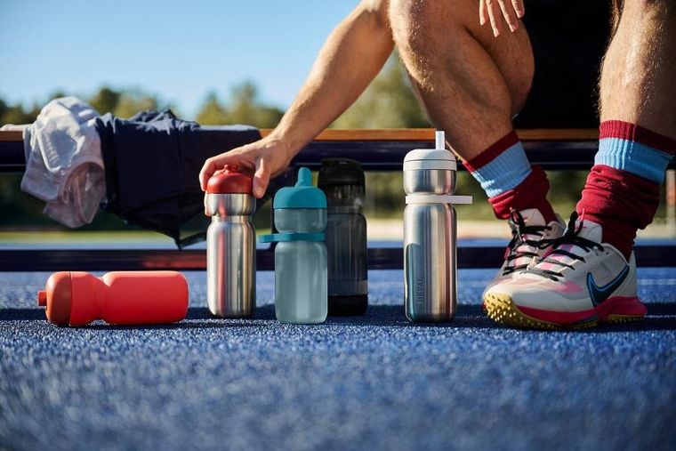 Mepal, Active, shaker sportowy, Ceramic White, 800 ml