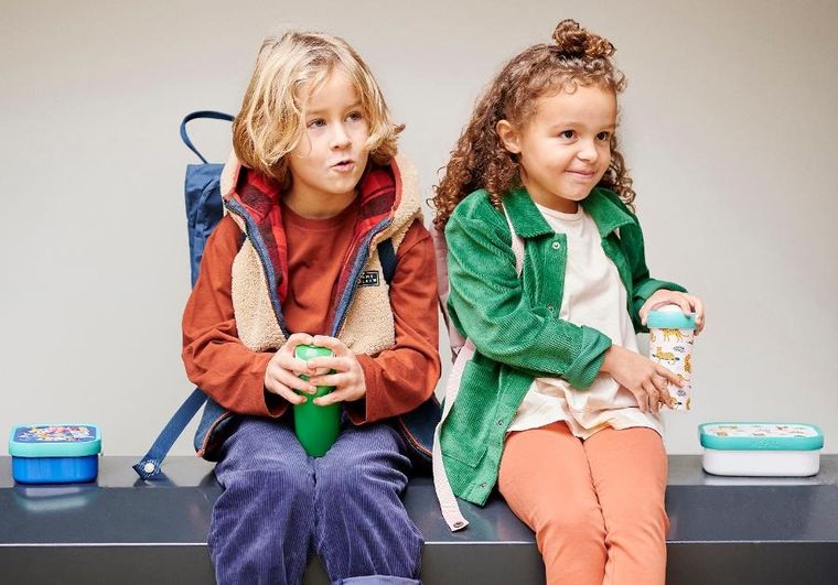 Mepal, Campus, Auta, lunchbox z bidonem, zestaw