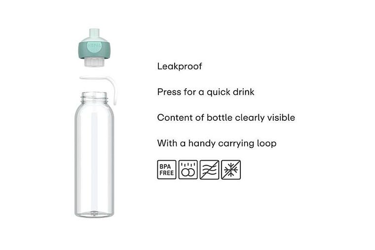 Mepal, Campus, butelka na wodę, Cool Pink, 500 ml