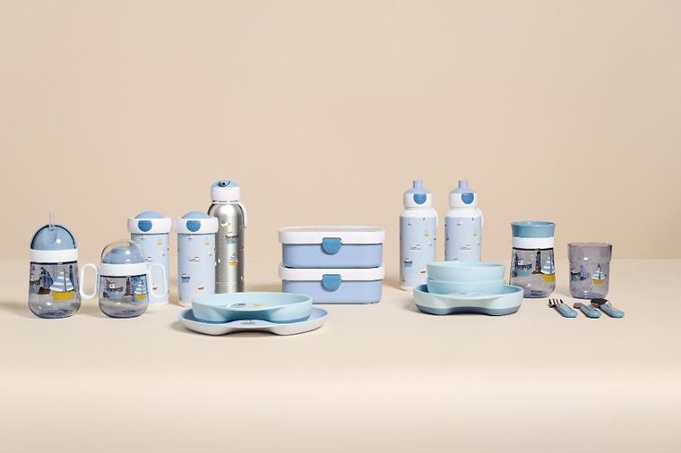 Mepal, Campus, Flip-up, butelka termiczna, Flowers & Butterflies, 350 ml