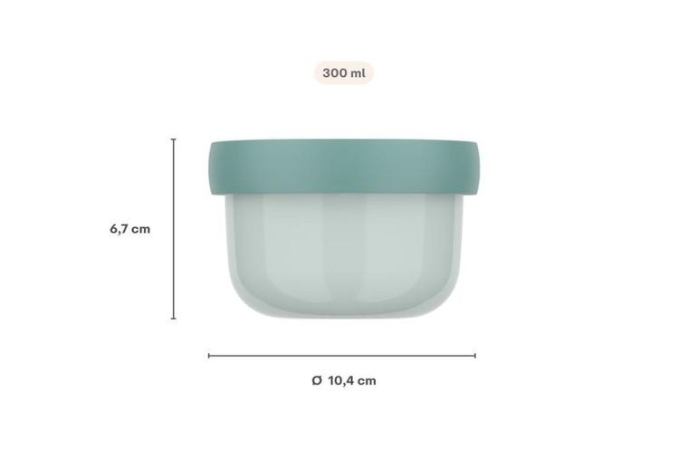 Mepal, Campus, Fruit Box, pudełko na owoce, Cool Mint, 300 ml