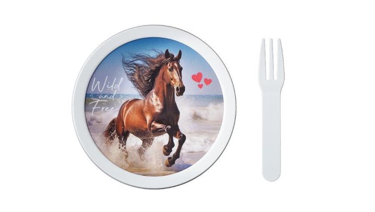 Mepal, Campus, Wild Horse, lunchbox, bidon i pojemnik na owoce, zestaw