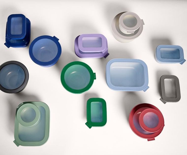 Mepal, Cirqula, miska, prostokątna, Vivid Blue, 3000 ml