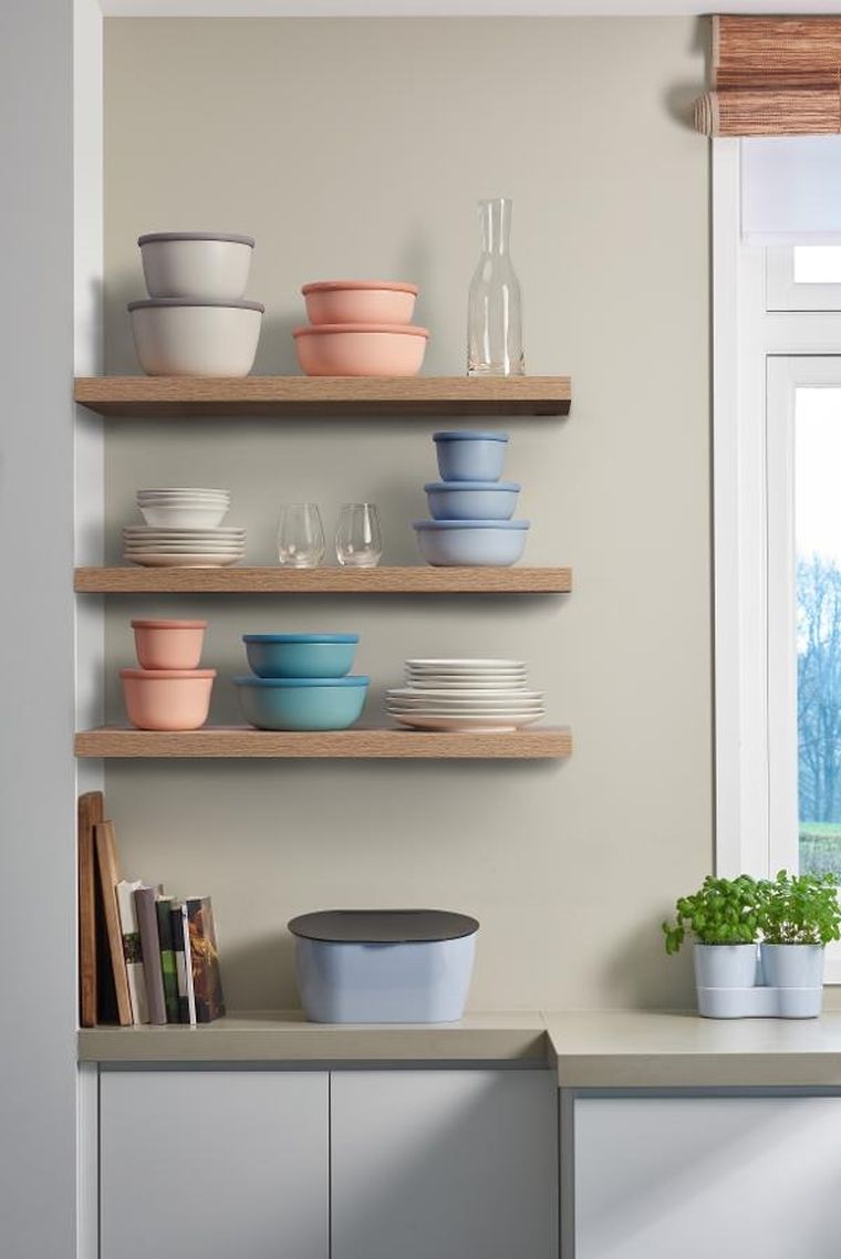 Mepal, Cirqula, zestaw 4 misek, okrągła, Nordic White, 500+1000+2000+3000 ml