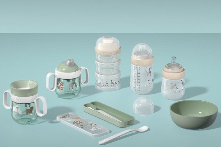 Mepal, Mio, Little Farm, kubek treningowy do nauki picia, 6m+, 200 ml