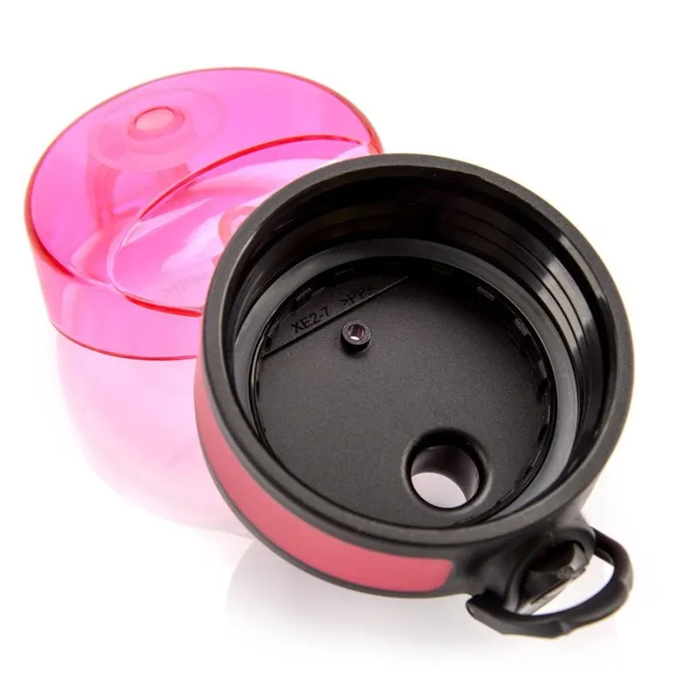 Meteor, bidon sportowy, różowy, 500 ml