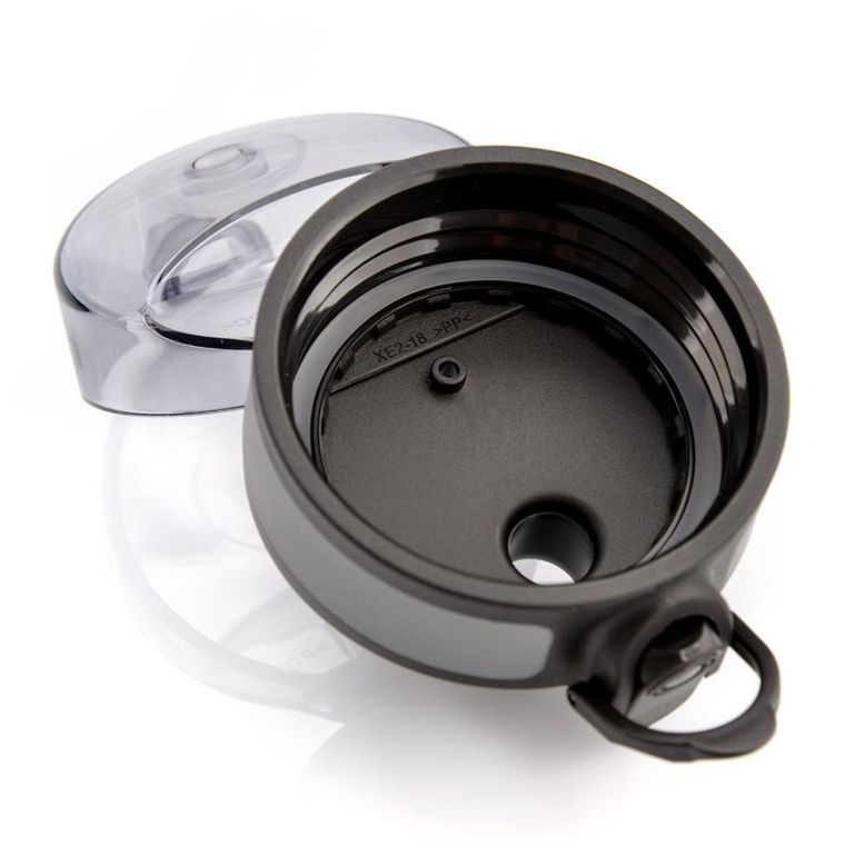 Meteor, bidon sportowy, szary, 500 ml