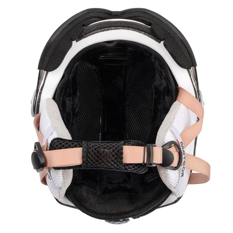 Meteor, Holo, kask narciarski, biały, rozmiar S, 53-55 cm