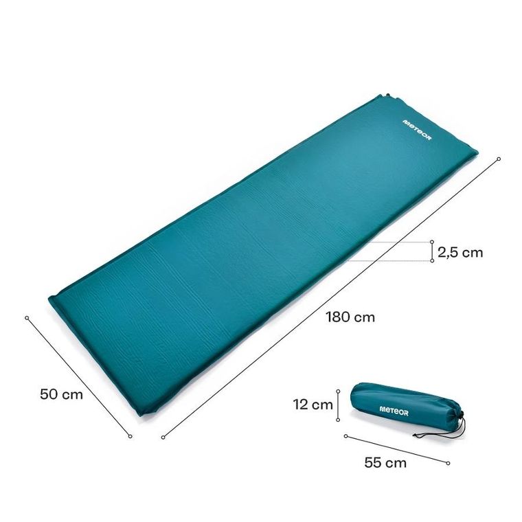 Meteor, mata samopompująca, morska, 180-50-2,5 cm