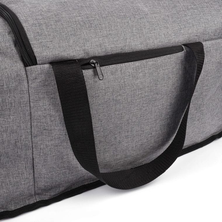 Meteor, Odyn, torba fitness, szary melanż/czarny, 40l