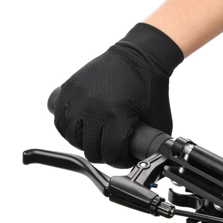 Meteor, rękawiczki rowerowe, Full MX100, rozmiar S, czarny