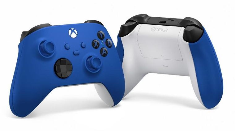Microsoft, kontroler, Xbox Series Shock Blue