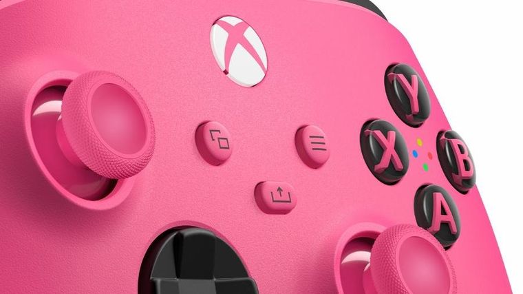 Microsoft, Xbox Series, kontroler bezprzewodowy, różowy