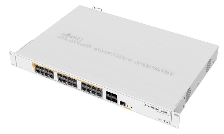 MikroTik CRS328-24P-4S+RM, Switch, 24x RJ45 1000Mb/s, 4x SFP+