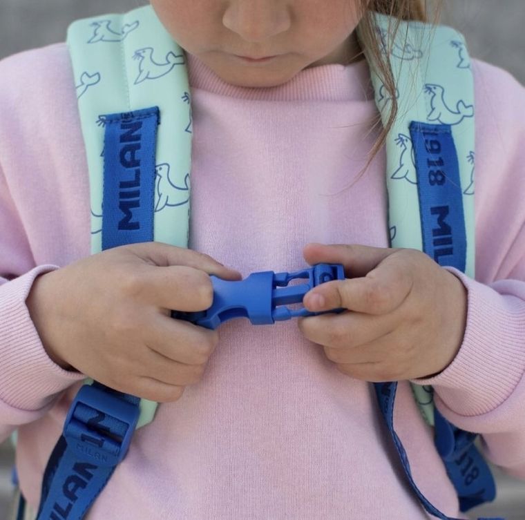 Milan, kolekcja 460, plecak szkolny, 1-komorowy, przegroda izotermiczna, zielony