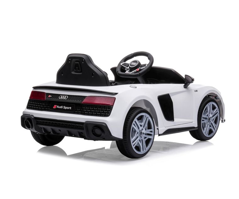 Milly Mally, Audi R8 Spyder, pojazd na akumulator, biały