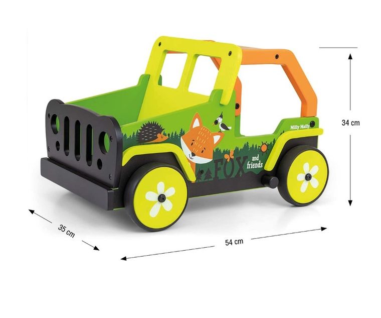 Milly Mally, Explorer, Fox and Friends, chodzik-pchacz