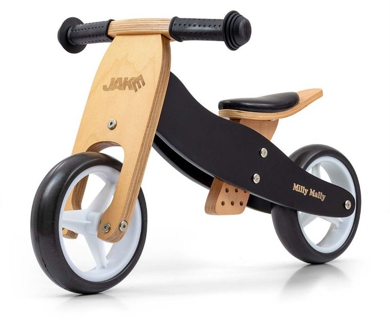 Milly Mally, Jake, rowerek 2w1, Classic Black