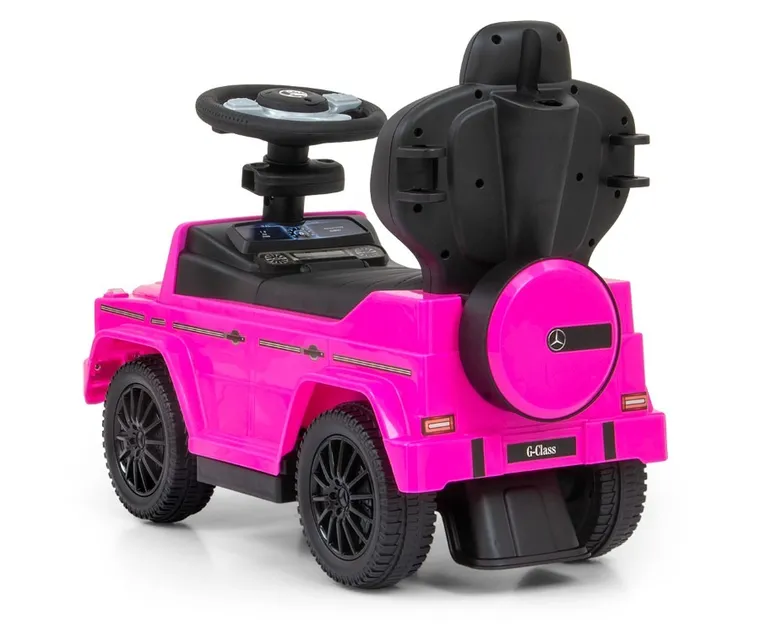 Milly Mally, Mercedes-Benz, G350d, jeździk z rączką, Pink