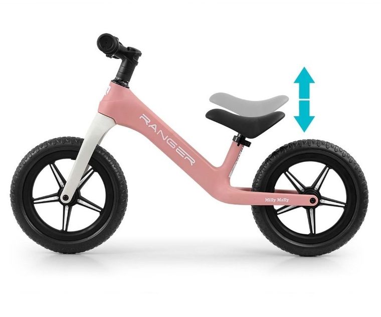 Milly Mally, Ranger Flash, rowerek biegowy, pink