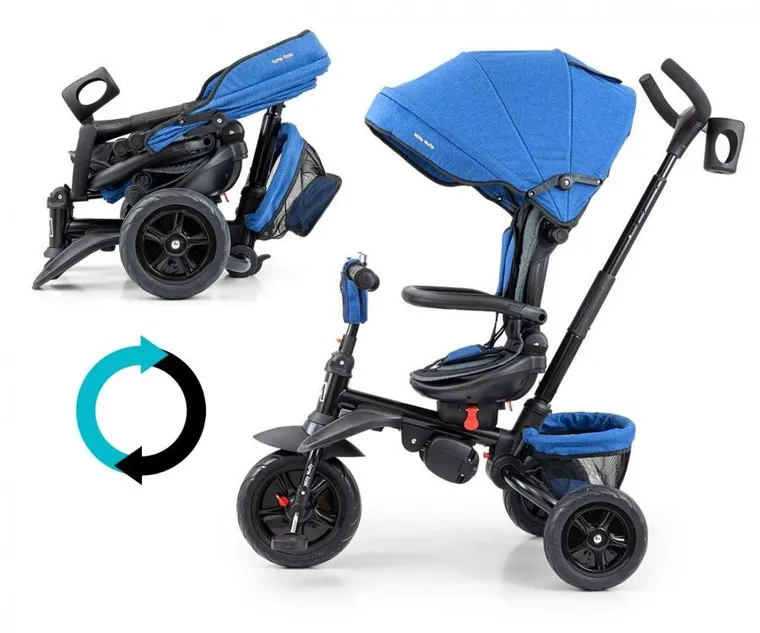 Milly Mally, Stanley Rubber, rowerek trójkołowy, Navy-Black