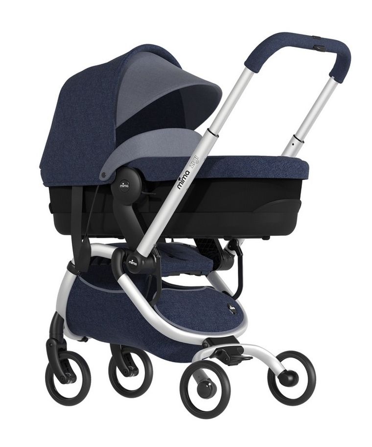 Mima, Xari Sport, gondola do wózka, denim