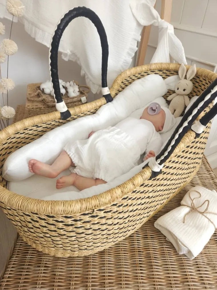 MimiNu, Bloomersy, muślinowe majtki na pieluchę, śmietanka, rozmiar M, 1-4 l.