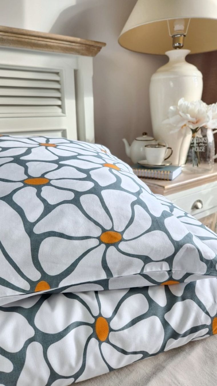 MimiNu, Daisy, poszewka na poduszkę, 40-40 cm